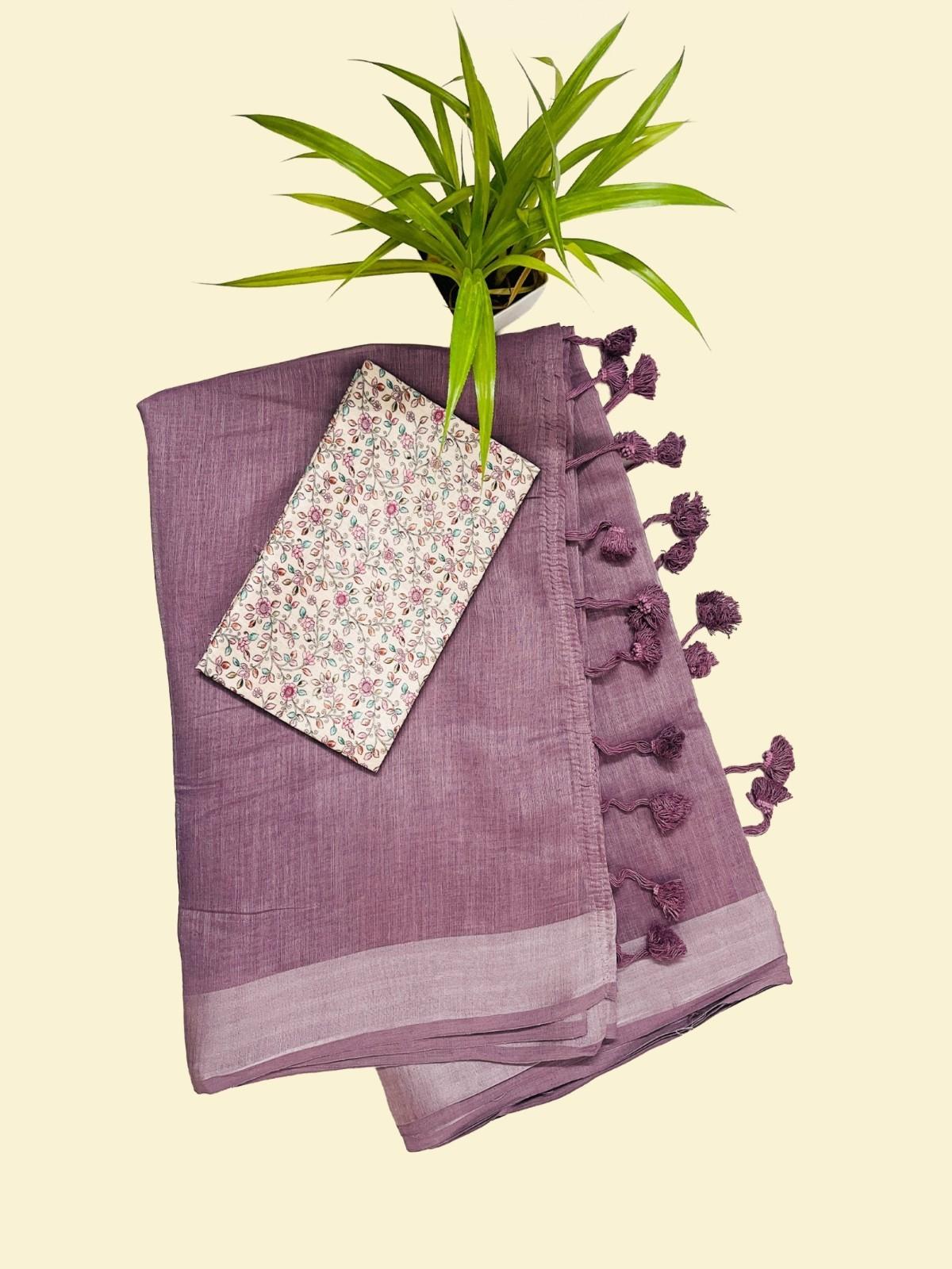 LINEN SAREE
